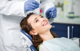 young girl getting braces in Texas