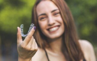 Young Girl with Invisalign