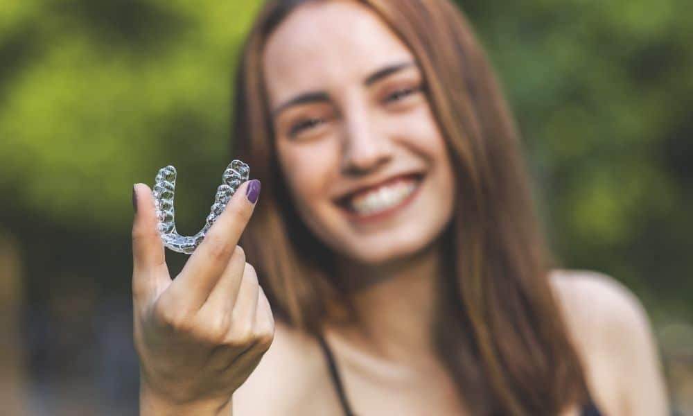 Young Girl with Invisalign