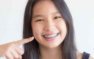 Happy Girl with braces