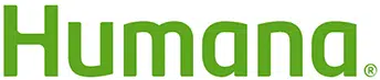 The bold, rounded green "Humana" logo appears on a white background, symbolizing reliable orthodontic insurance plans available through Elara Orthodontics in Richmond or Houston, TX.