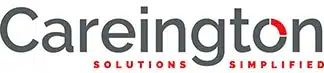 Ideal for promoting Orthodontic Insurance Plans, the Careington logo features "Solutions Simplified" beneath it and highlights the partially red "o." This is a great visual asset for Elara Orthodontics in Richmond or Houston, TX.