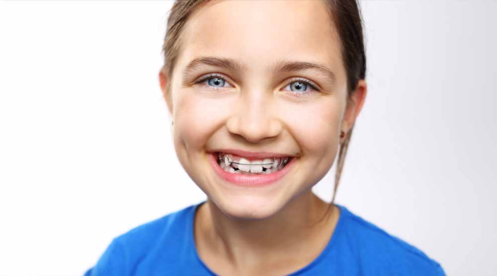 Young Girl with Retainer