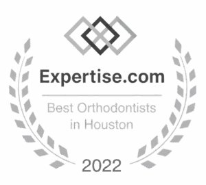 Expertise.com badge for "Best Orthodontists in Houston 2022," with laurel branches, featuring Elara Orthodontics in Richmond or Houston, TX. Expertise.com badge for "Best Orthodontists in Houston 2022," with laurel branches, featuring Elara Orthodontics in Richmond or Houston, TX.