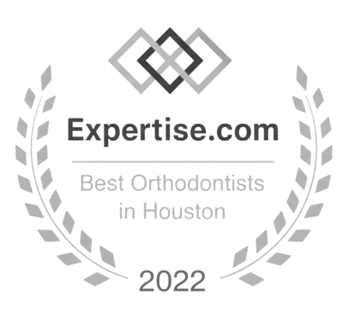 Expertise.com badge for "Best Orthodontists in Houston 2022," with laurel branches, featuring Elara Orthodontics in Richmond or Houston, TX. Expertise.com badge for "Best Orthodontists in Houston 2022," with laurel branches, featuring Elara Orthodontics in Richmond or Houston, TX.