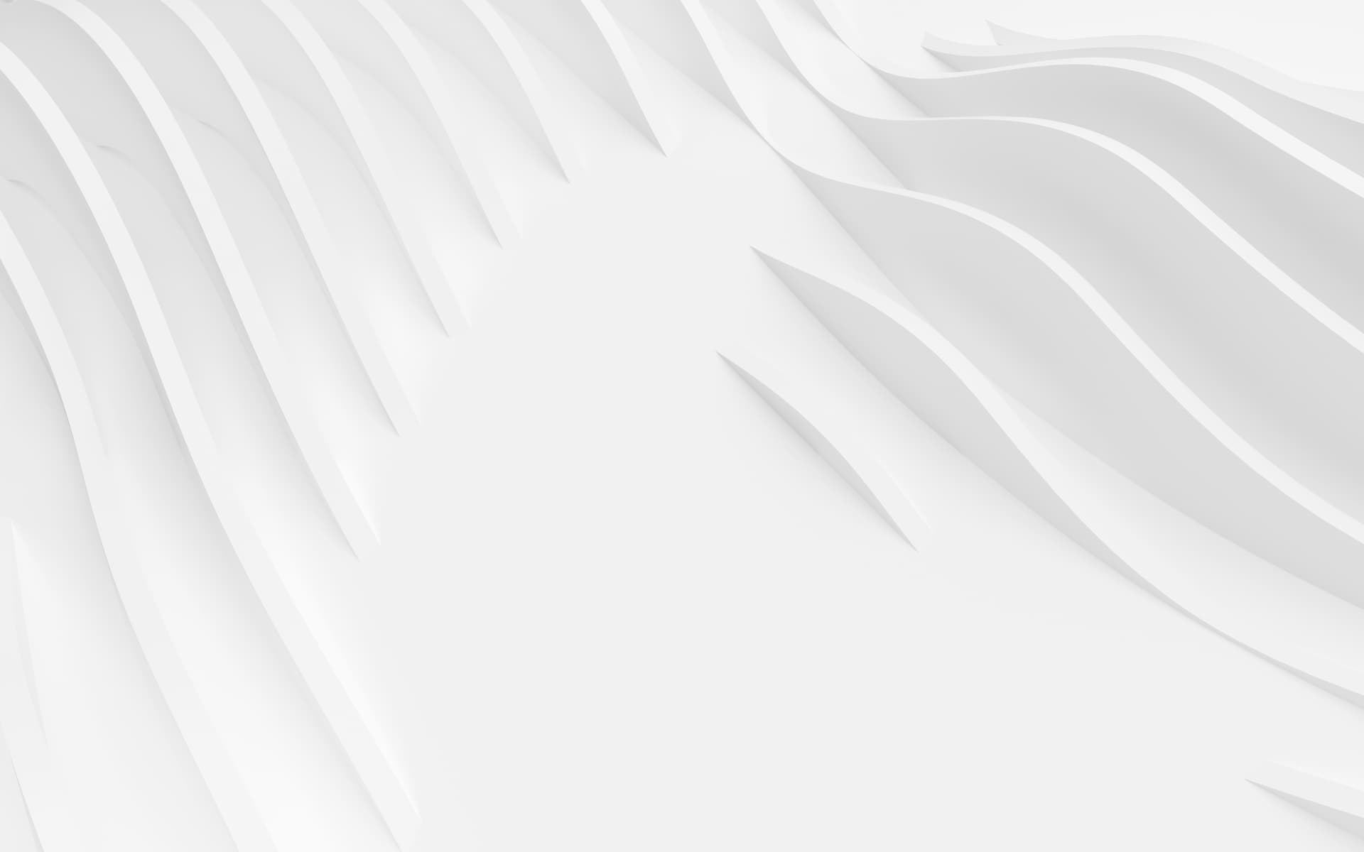 A modern, abstract white background with wavy, architectural lines, ideal for showcasing the clean, precise nature of orthodontic practices in Richmond, TX.