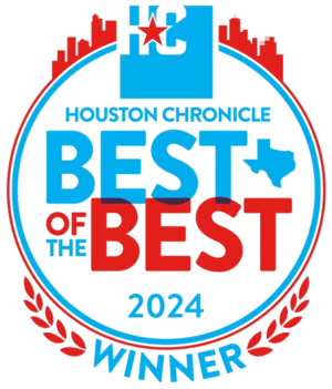 Badge reading "Houston Chronicle Best of the Best 2024 Winner," with skyline, Texas outline, laurel branches, and Elara Orthodontics in Richmond or Houston, TX. Badge reading "Houston Chronicle Best of the Best 2024 Winner," with skyline, Texas outline, laurel branches, and Elara Orthodontics in Richmond or Houston, TX.